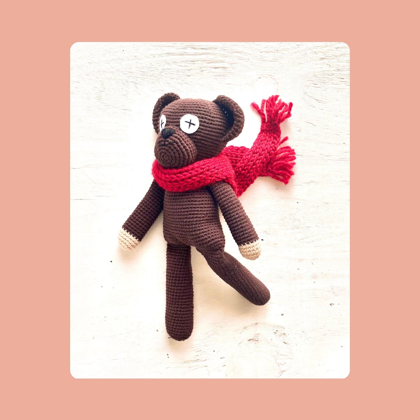 Mr Bean’s Teddy Crochet Pattern Pattern 3Stitches