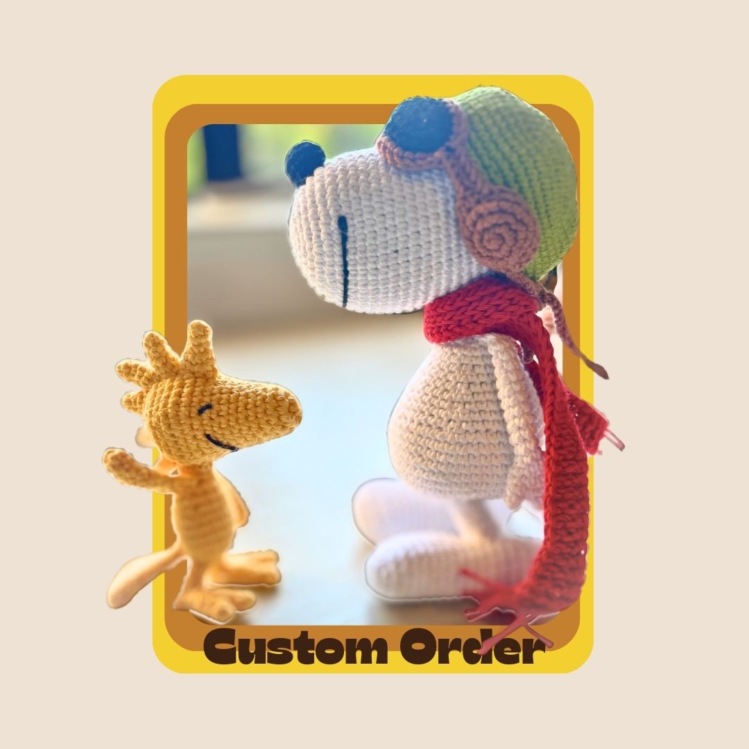 Snoopy and Woodstock Dolls 3Stitches
