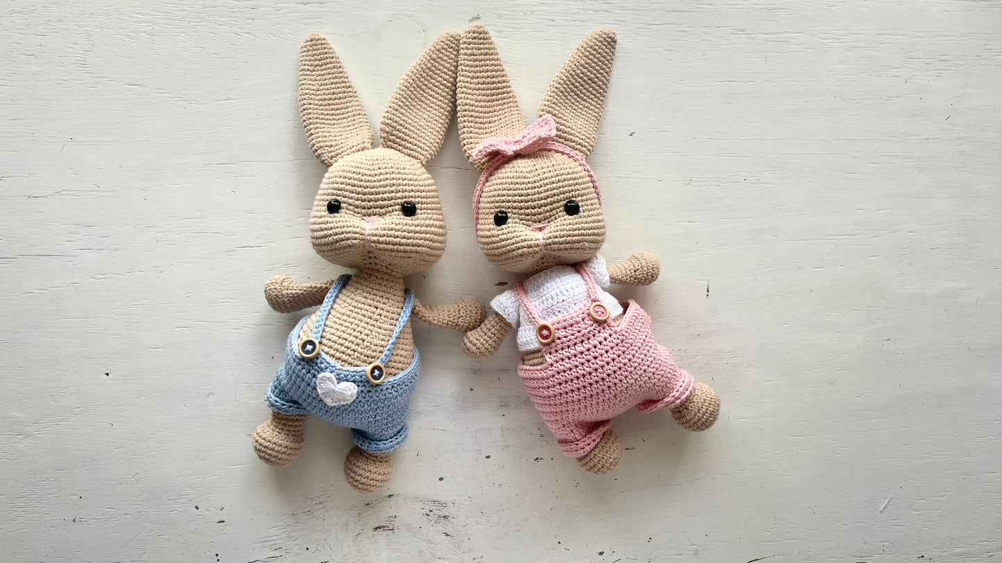 Bunny’s in Jumpsuits Toy 3Stitches