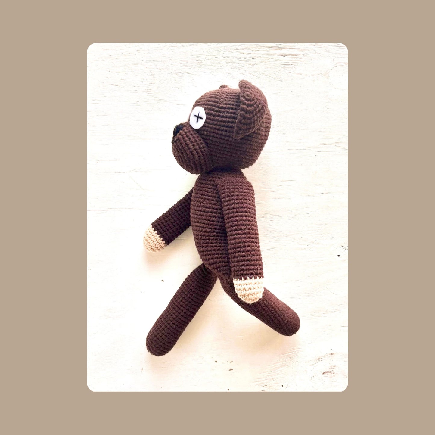 Mr Bean’s Teddy Crochet Pattern Pattern 3Stitches