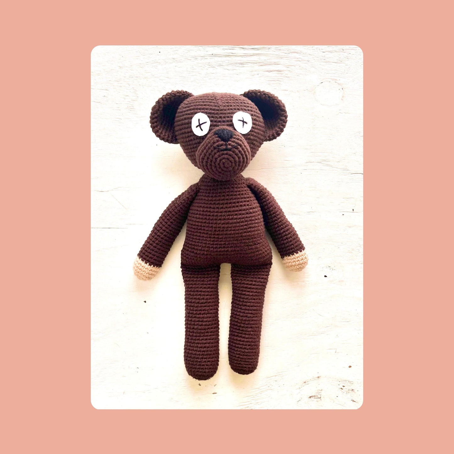 Mr Bean’s Teddy Crochet Pattern Pattern 3Stitches