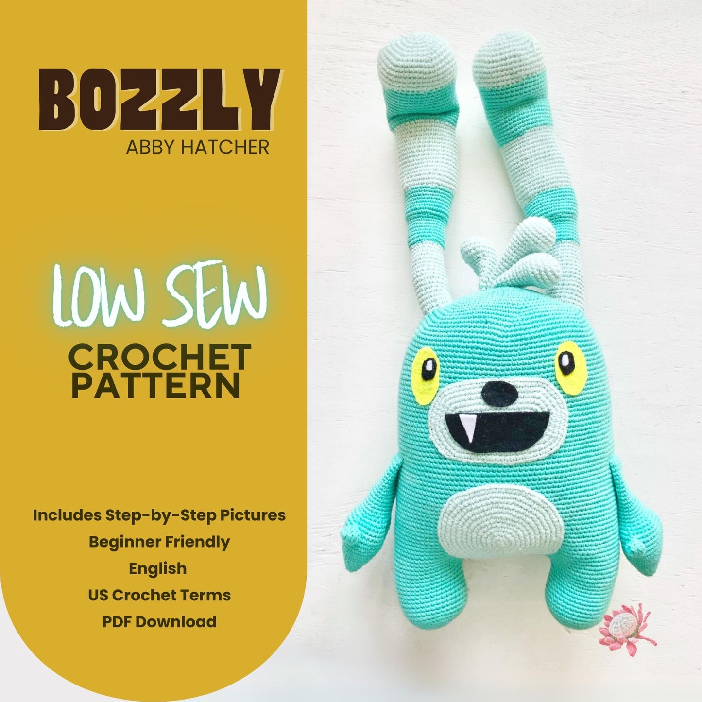 Bozzly from Abby Hatcher Crochet Pattern Pattern 3Stitches