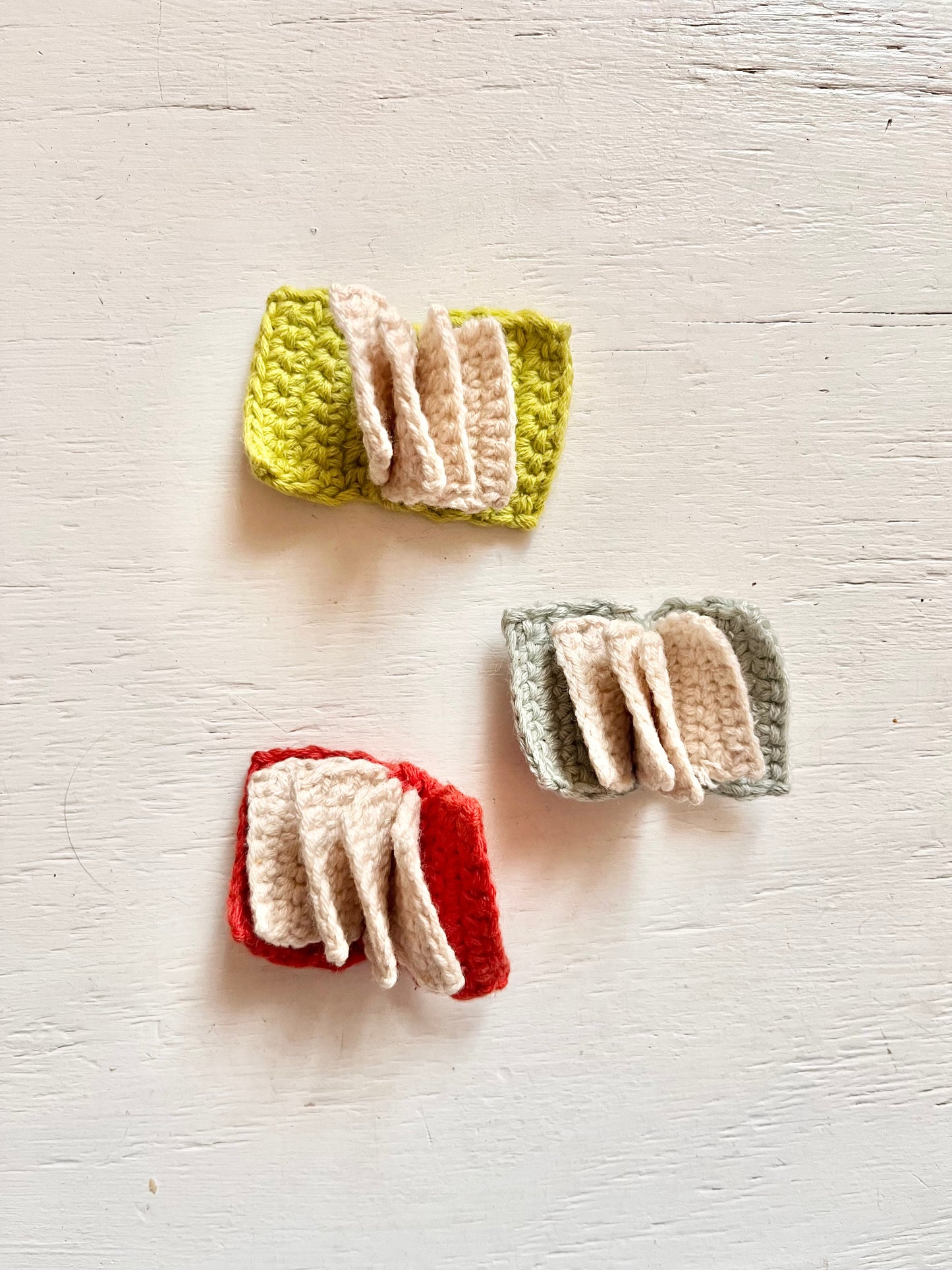 Book with pages Crochet Pattern. Dollhouse size