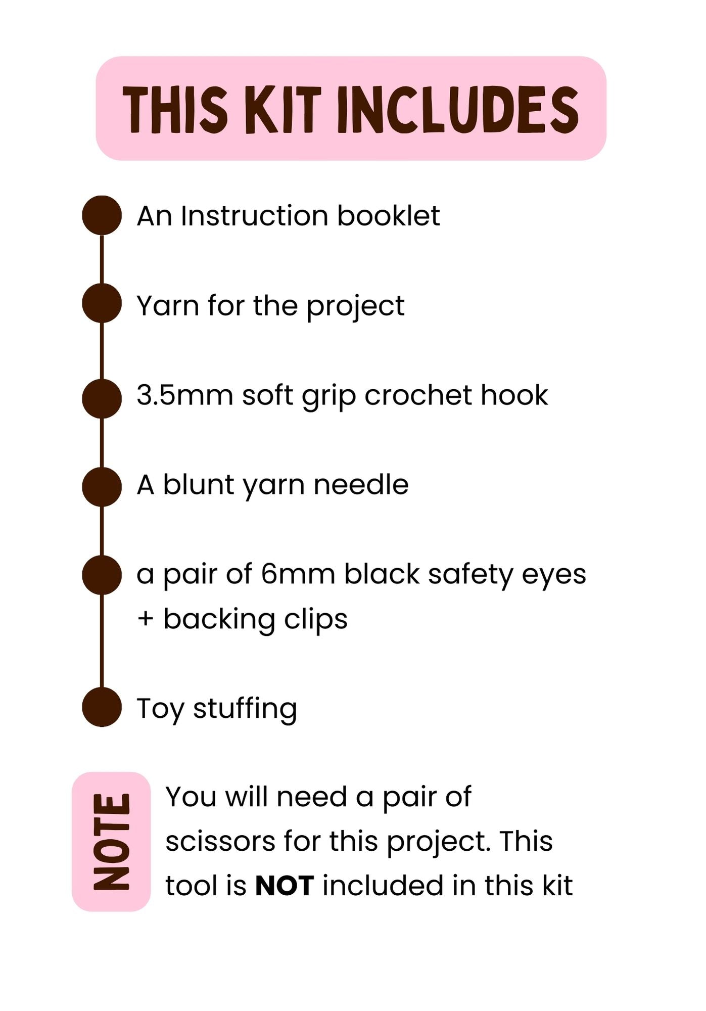 Crochet Kit: Mini Marshmallow Kit 3Stitches