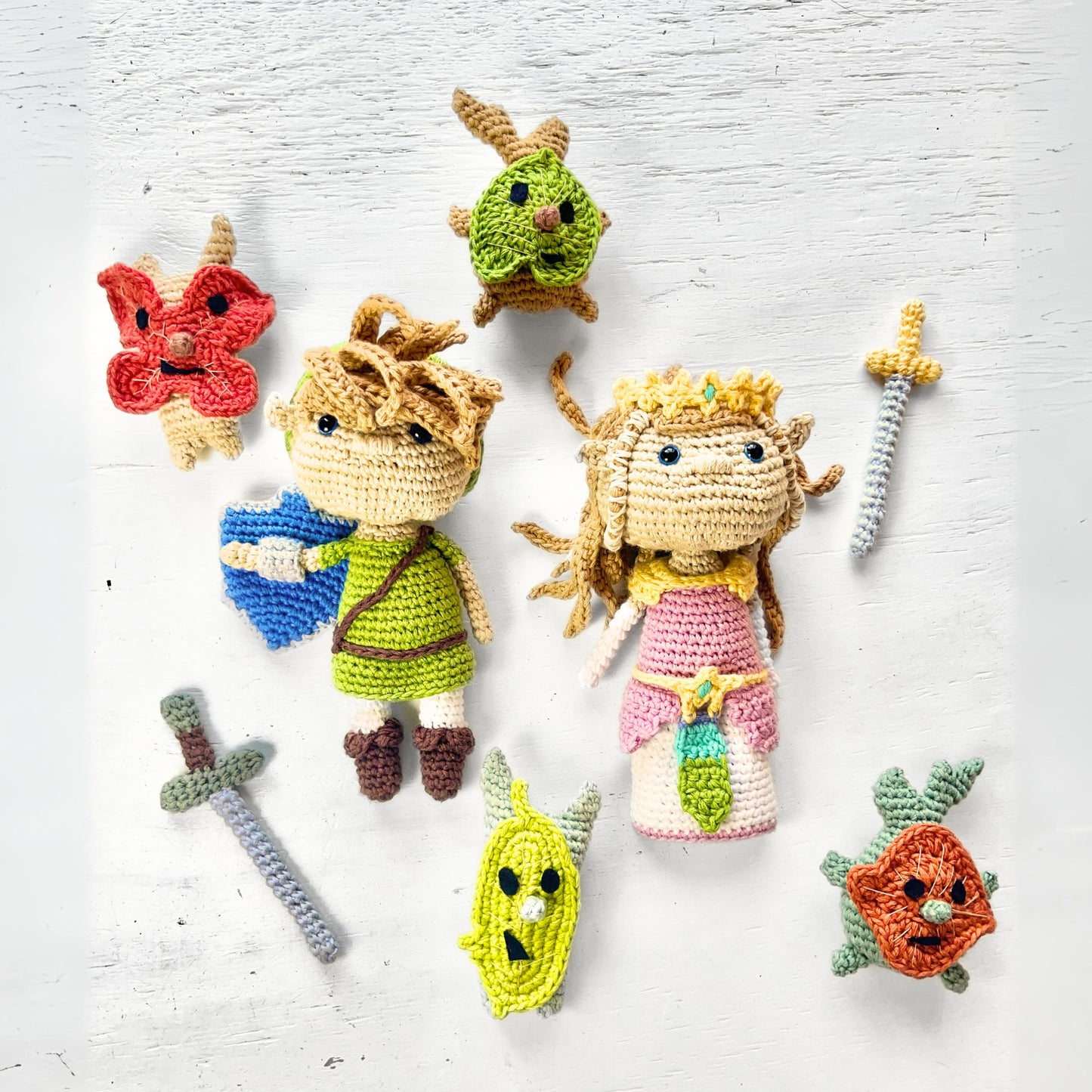No Sew Korok Crochet Pattern. Pattern 3Stitches