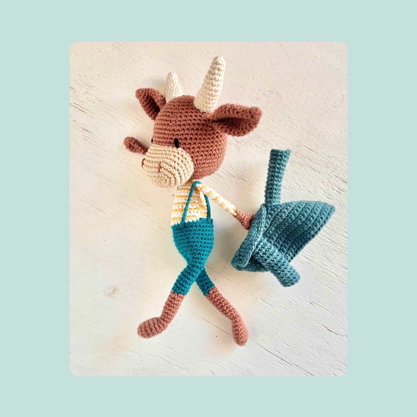 The Blue Bull Crochet Pattern Pattern 3Stitches