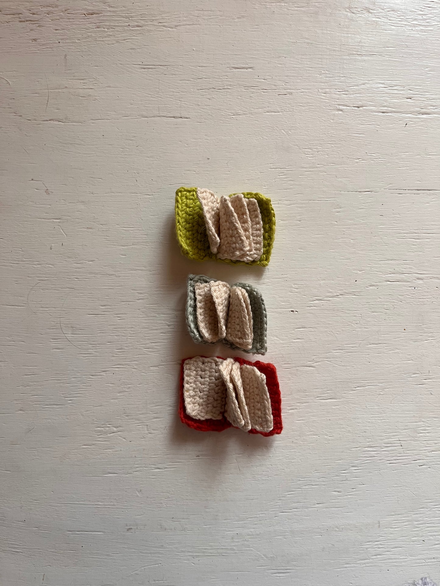 Book with pages Crochet Pattern. Dollhouse size