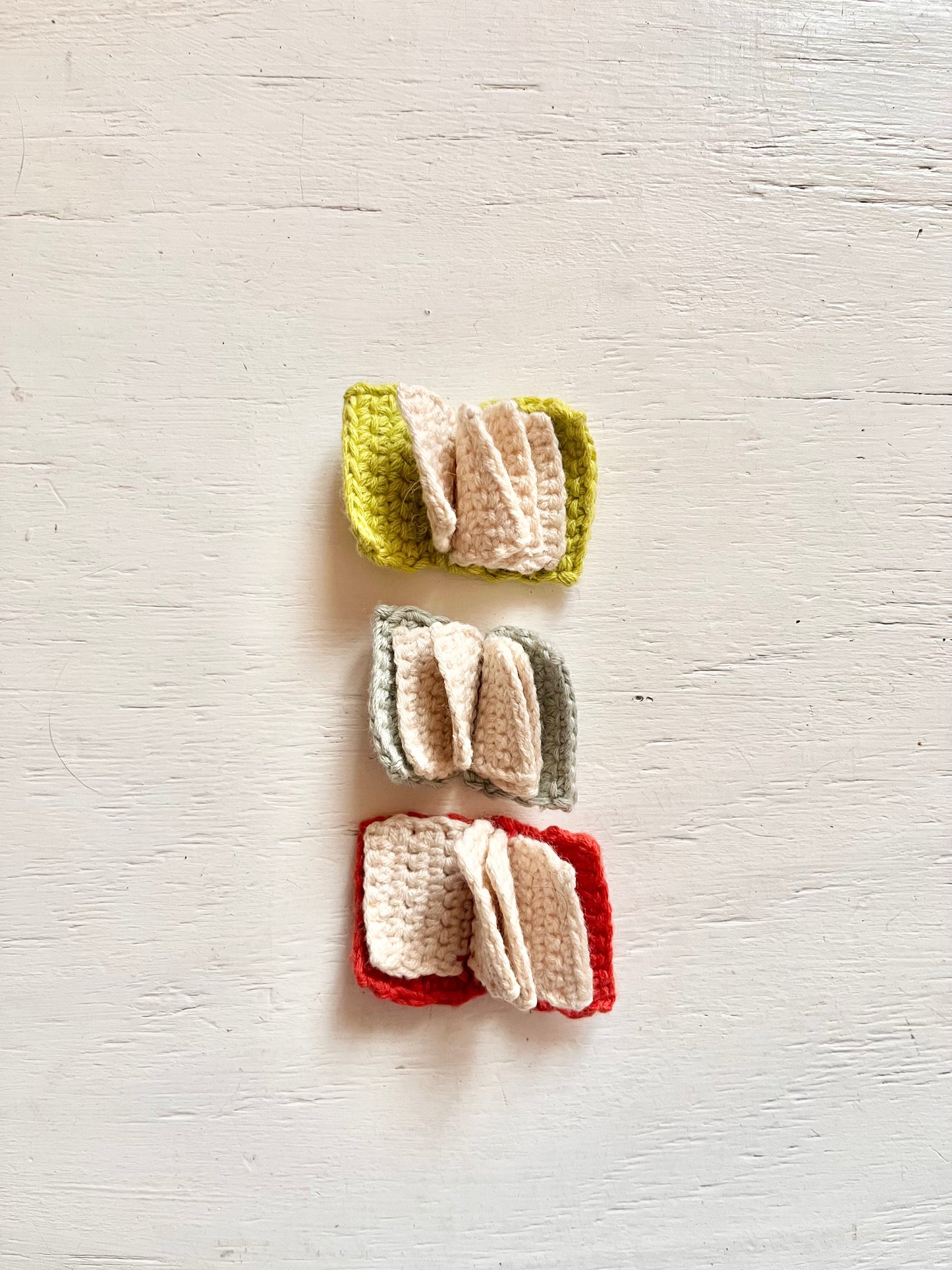 Book with pages Crochet Pattern. Dollhouse size