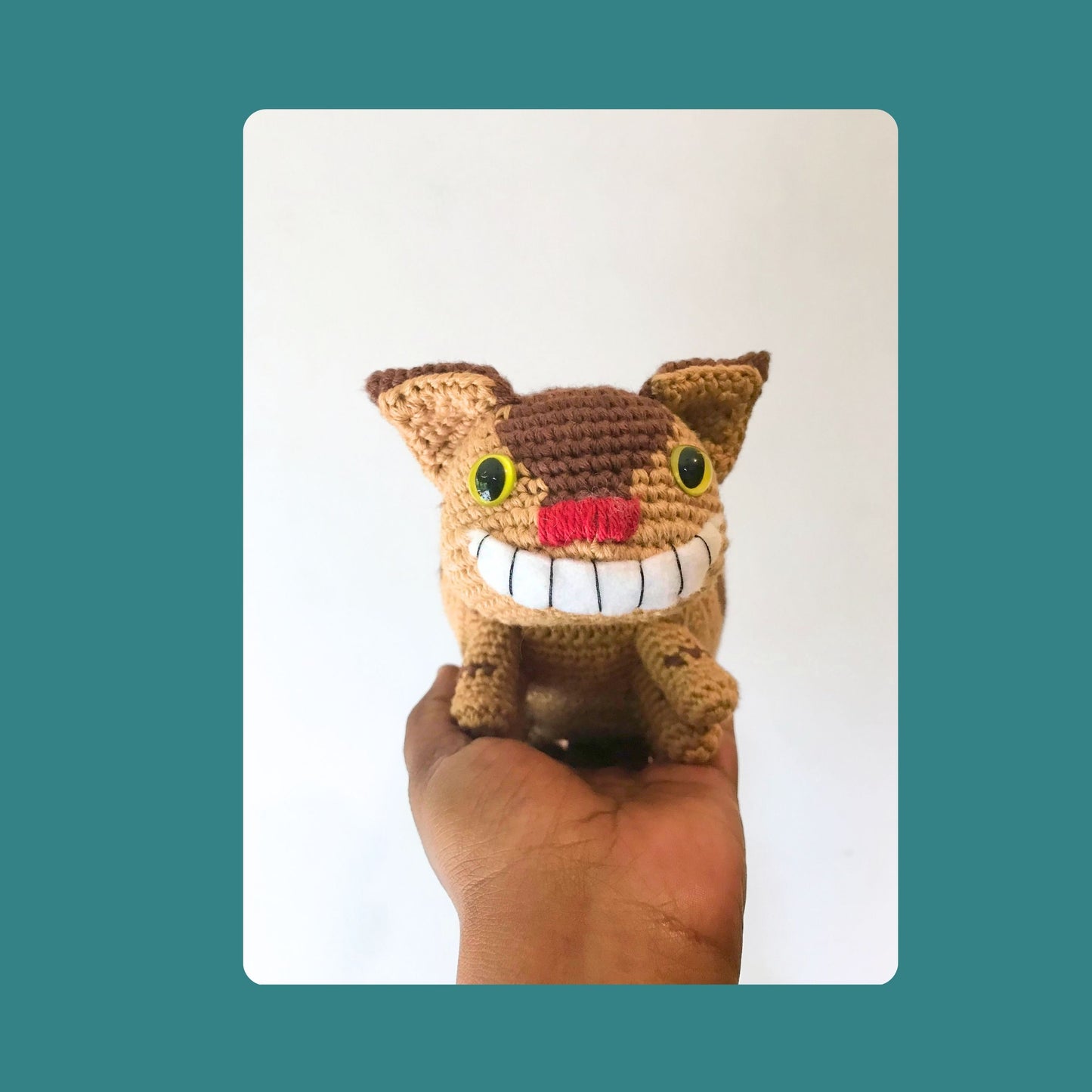 The Catbus from Studio Ghibli Crochet Pattern Pattern 3Stitches
