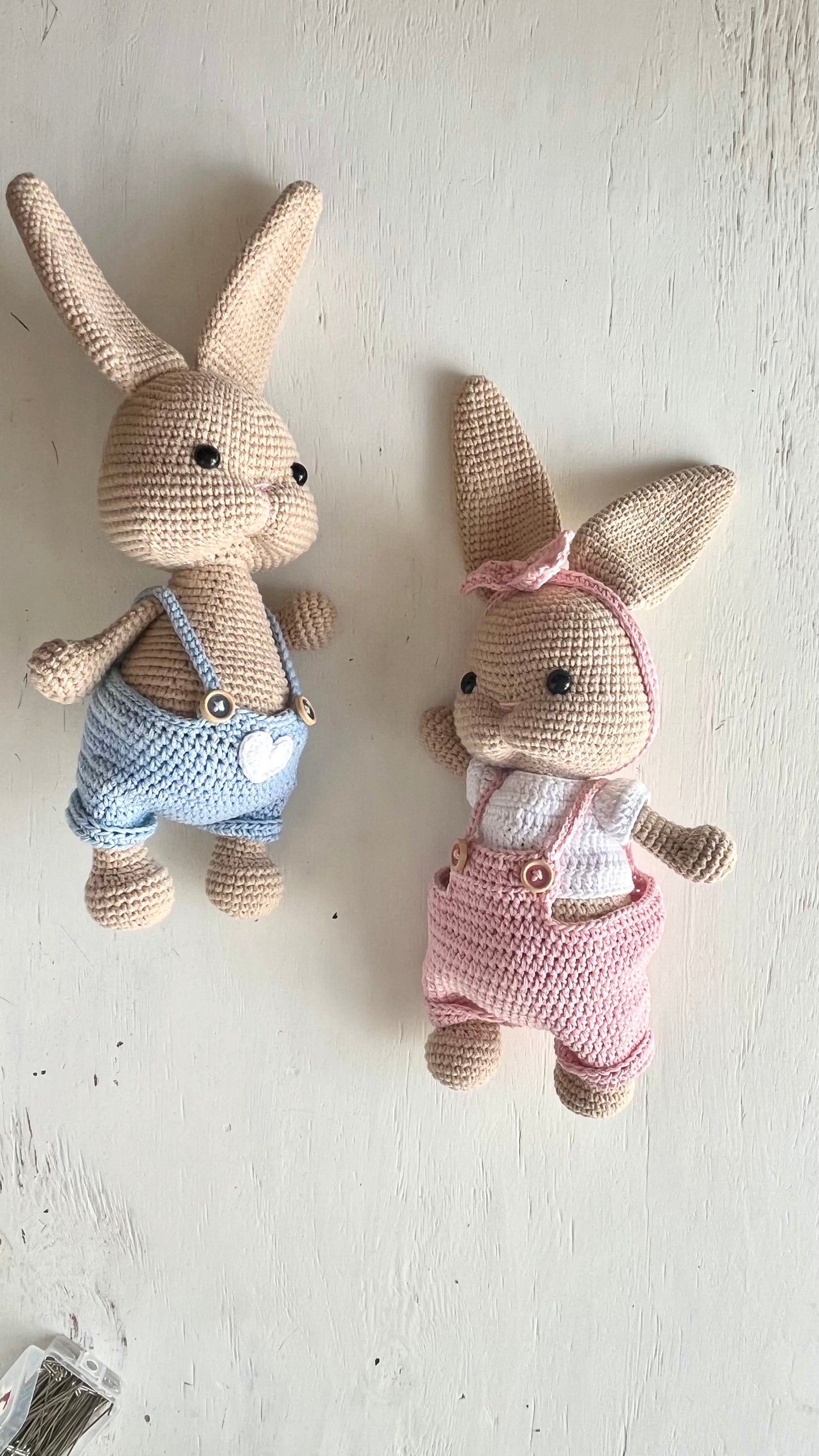 Bunny’s in Jumpsuits Toy 3Stitches
