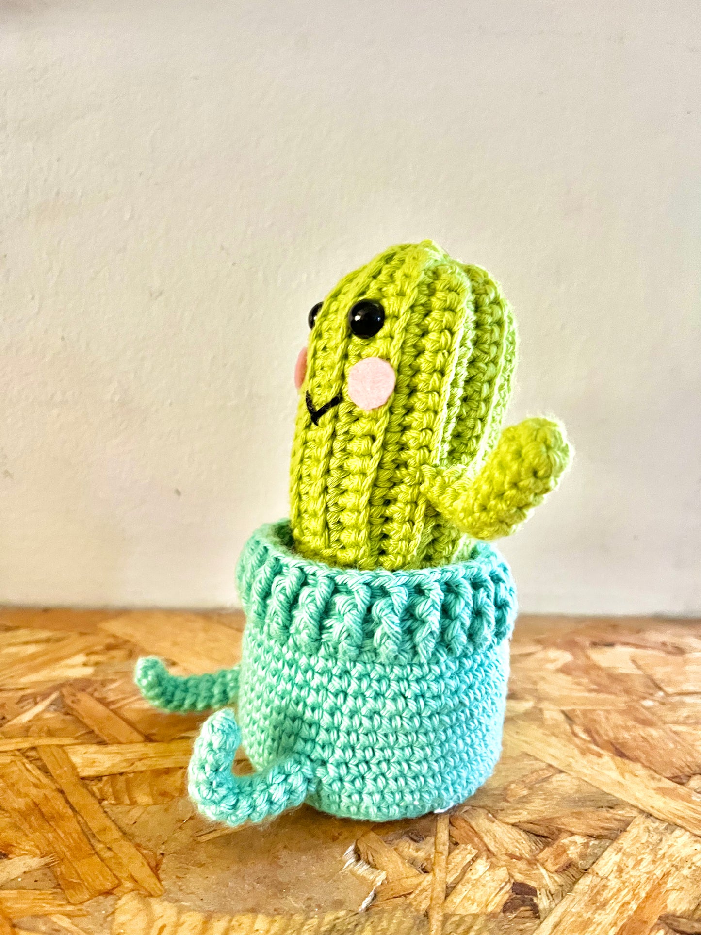 Cactus Note Holder Crochet Pattern Pattern 3Stitches