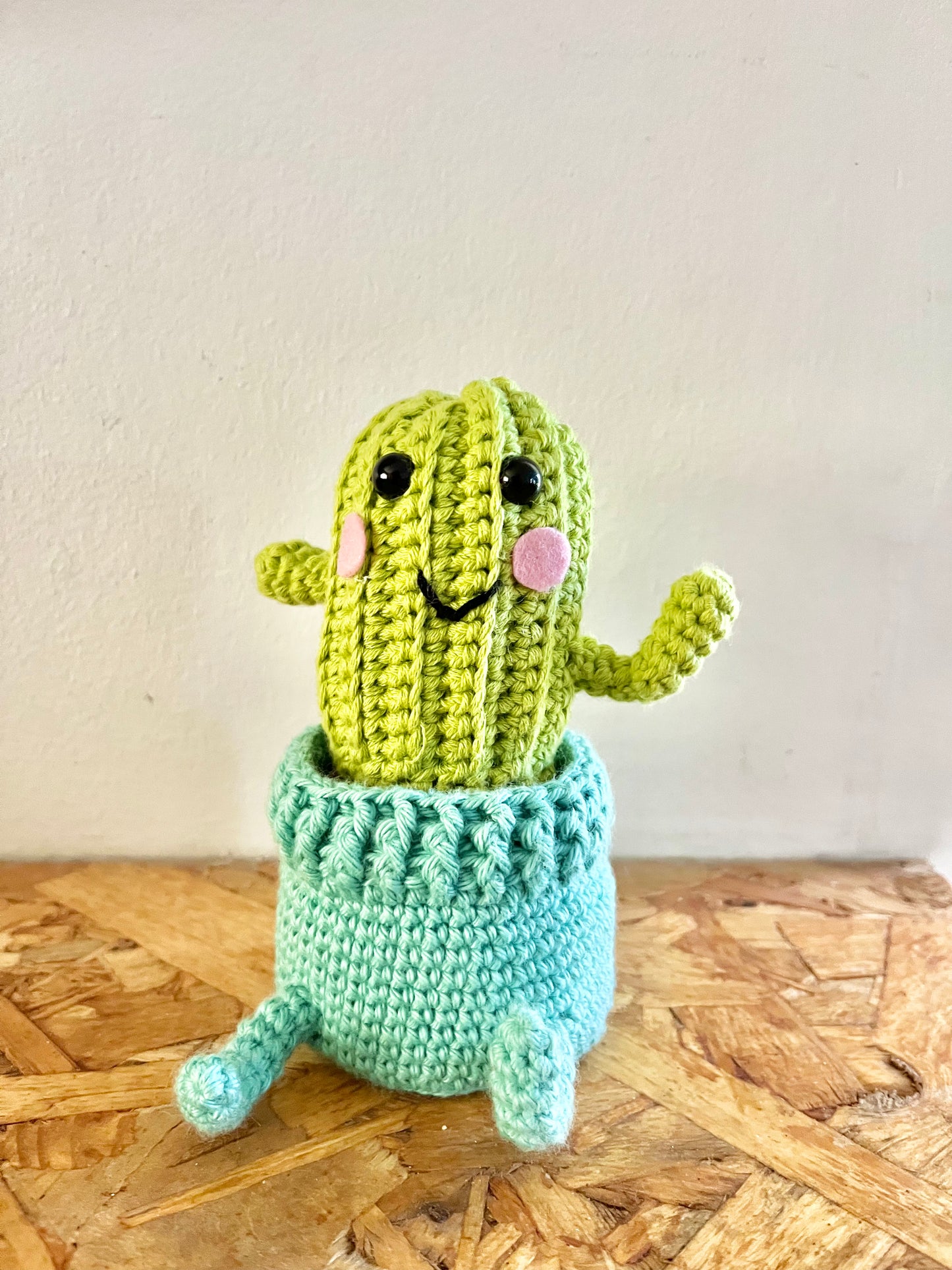Cactus Note Holder Crochet Pattern Pattern 3Stitches