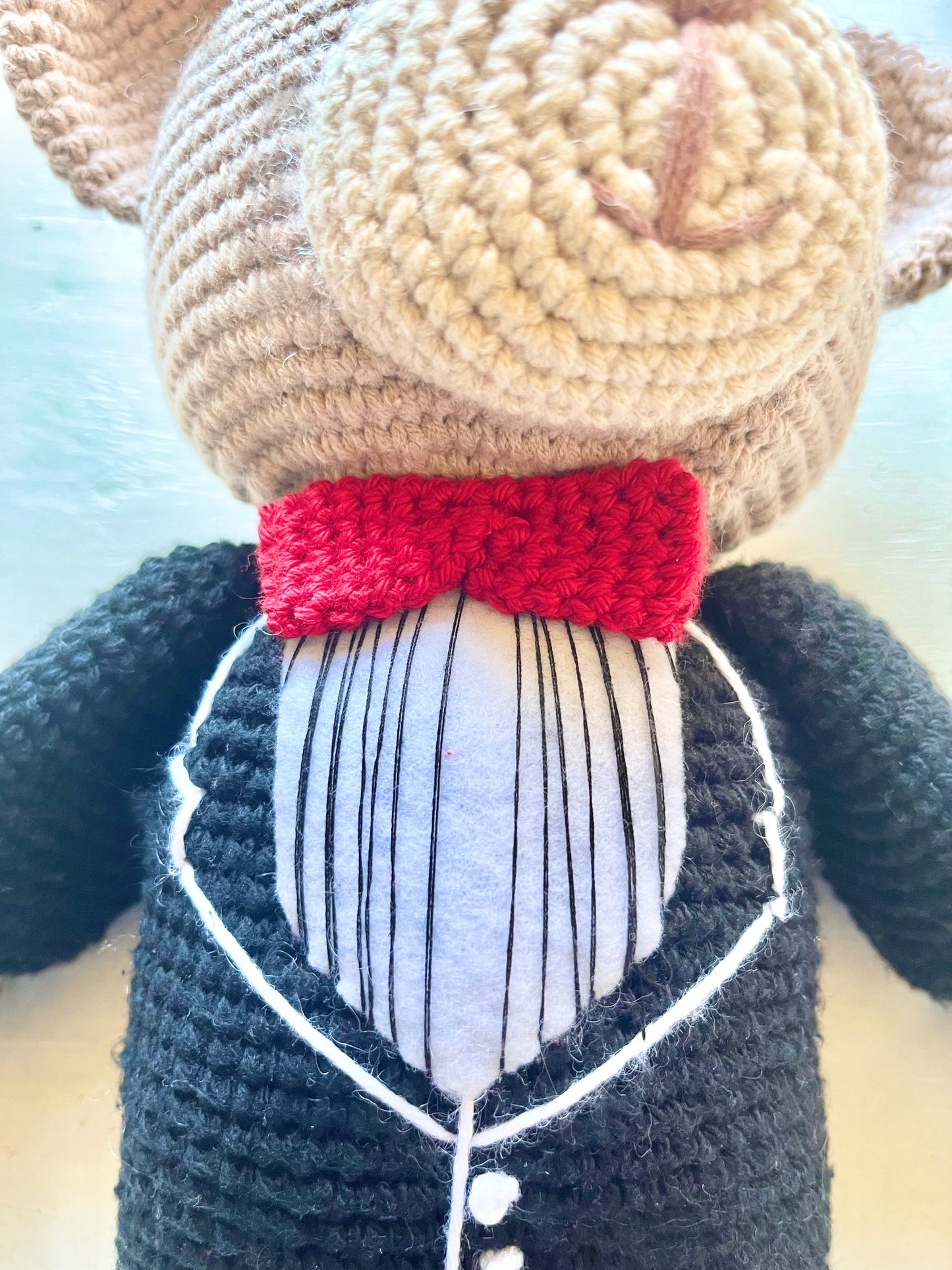 Tuxedo Bear Toy 3Stitches