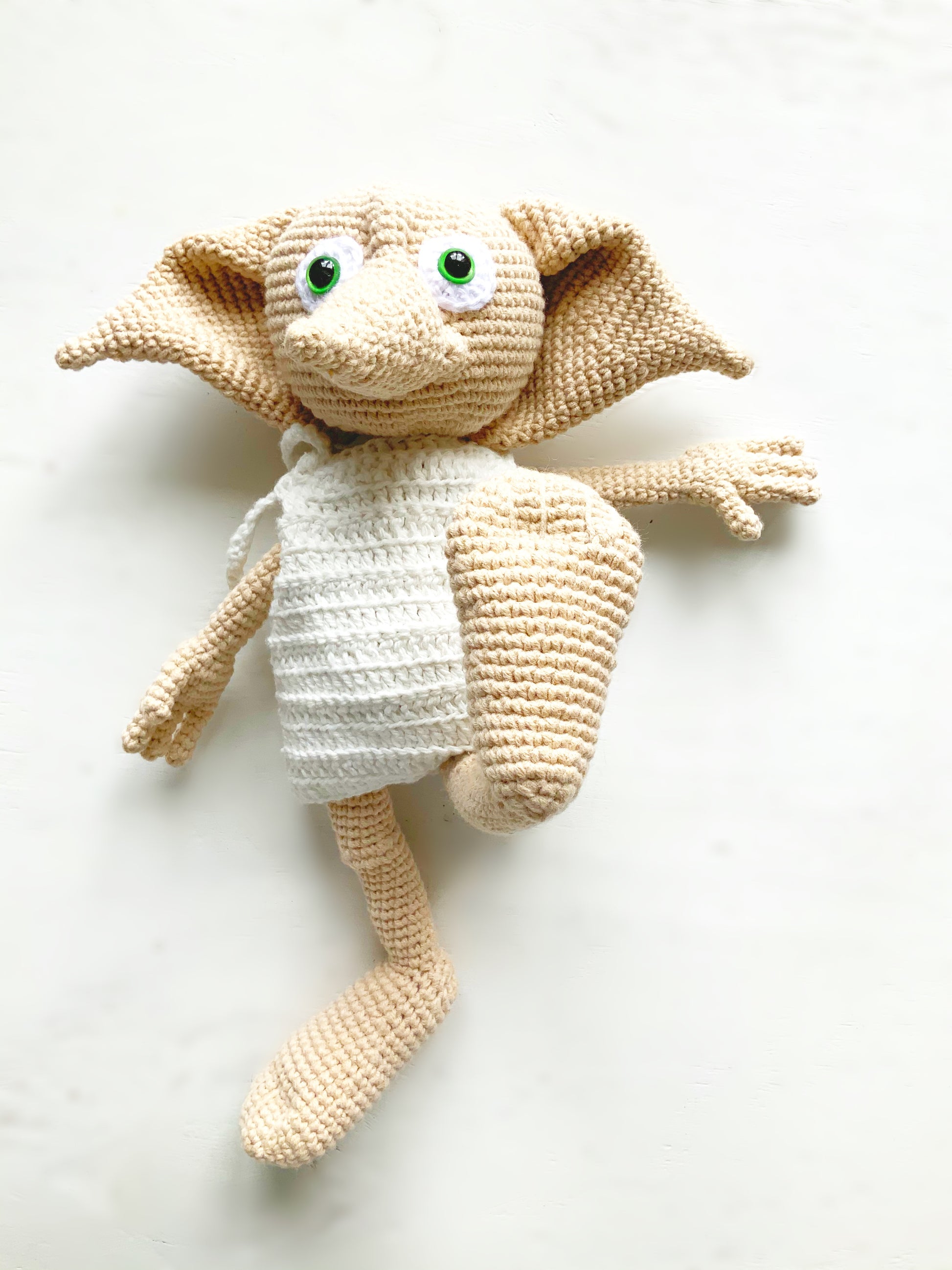 Dobby the House Elf from Harry Potter Crochet Pattern Pattern 3Stitches