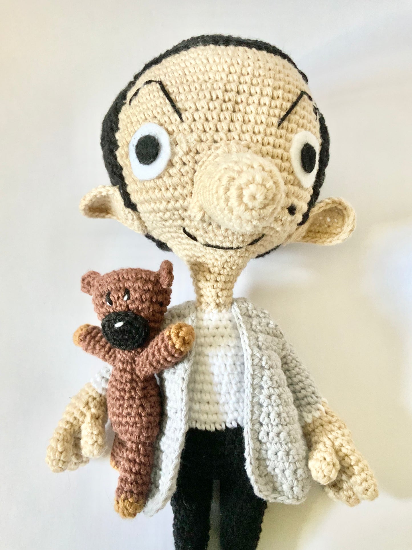 Mr Bean and Teddy Dolls 3Stitches