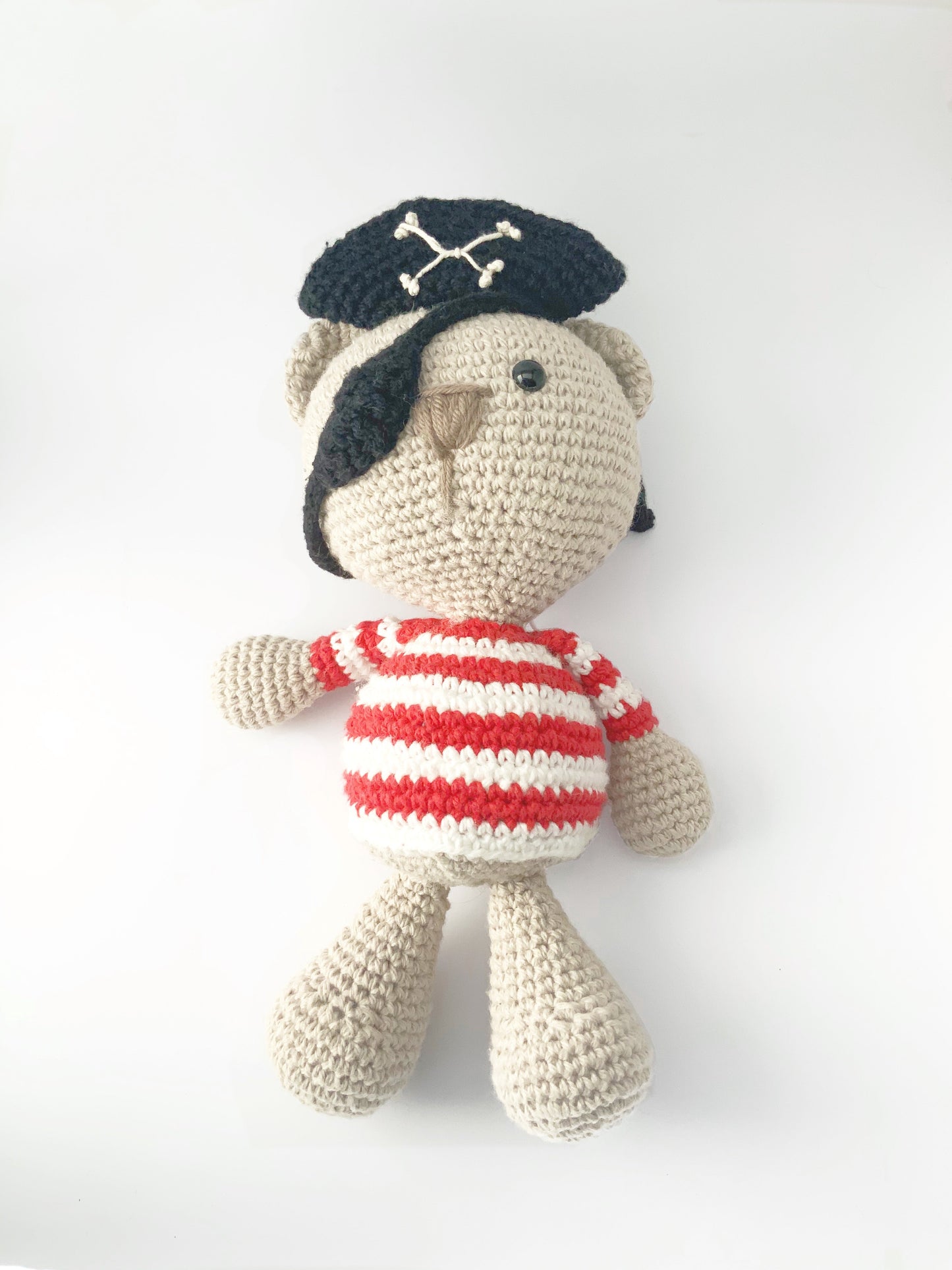 Pirate Bobblehead Bear Bear 3Stitches