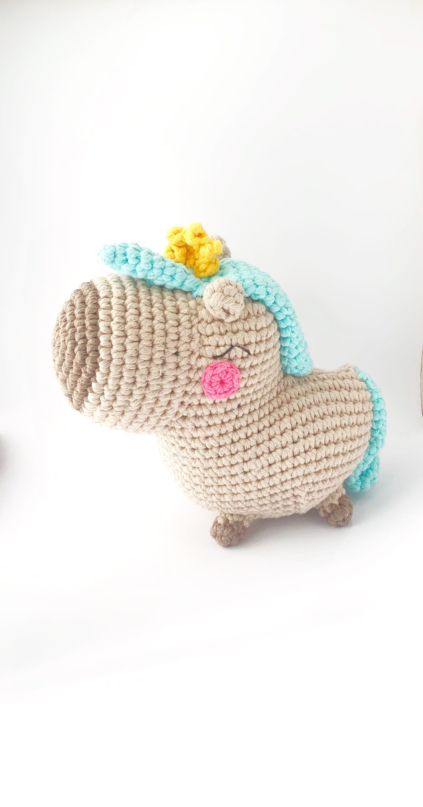 Unicorn Toy 3Stitches blue mane