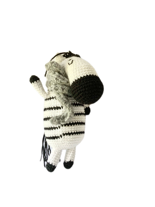Zobo the Zebra Toy 3Stitches Grey