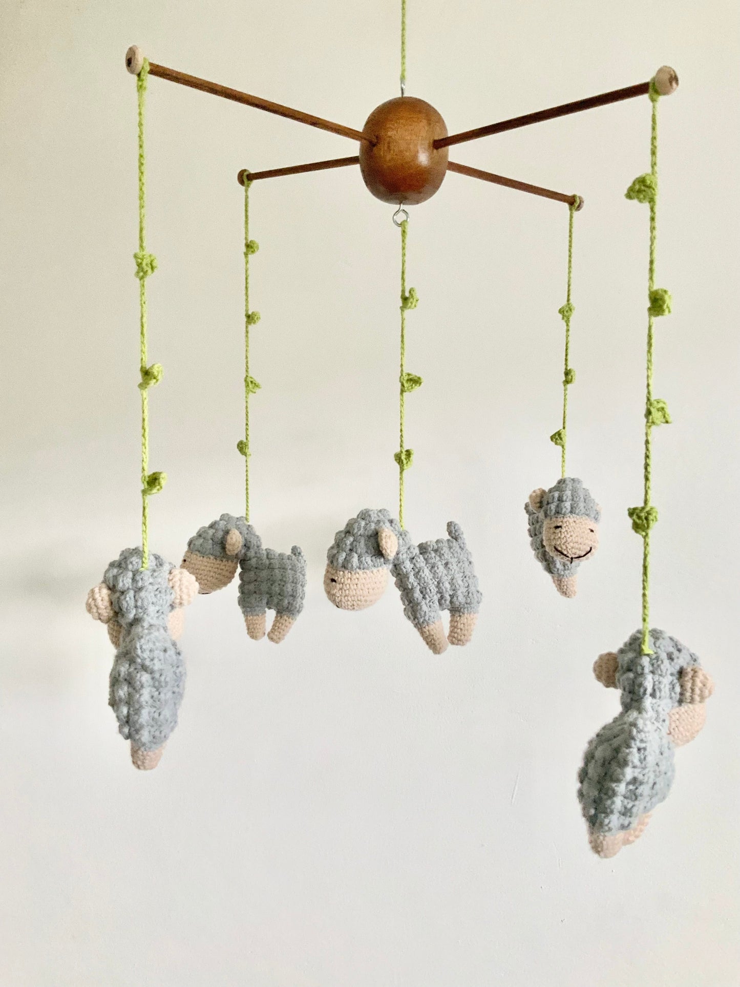 Grey Sheep Mobile Toy 3Stitches