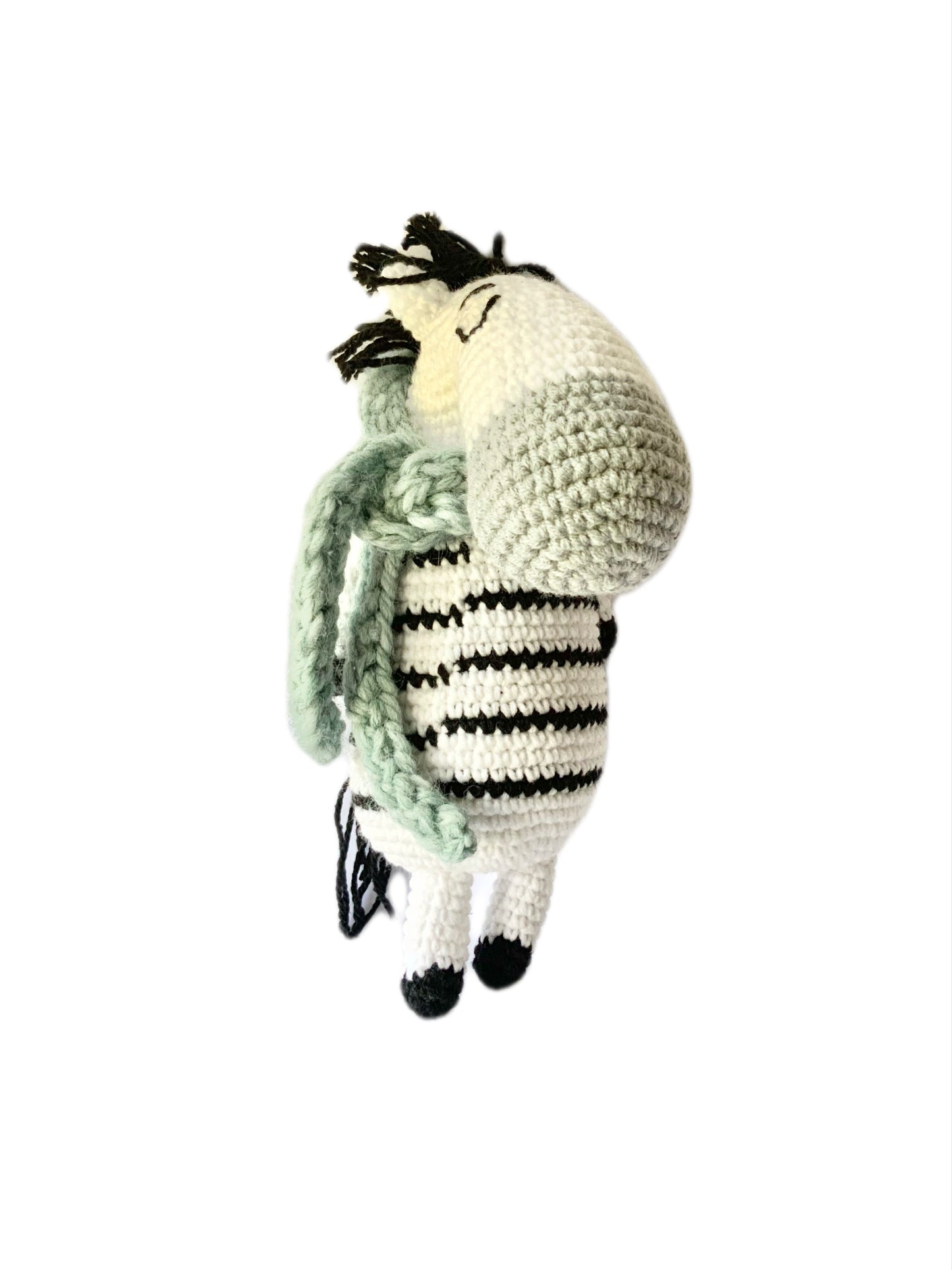 Zobo the Zebra Toy 3Stitches Blue