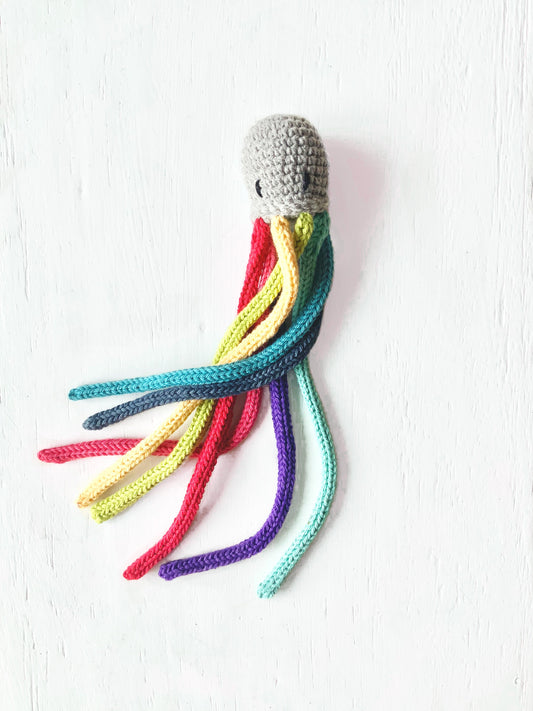 Octopus Rattle Toy 3Stitches