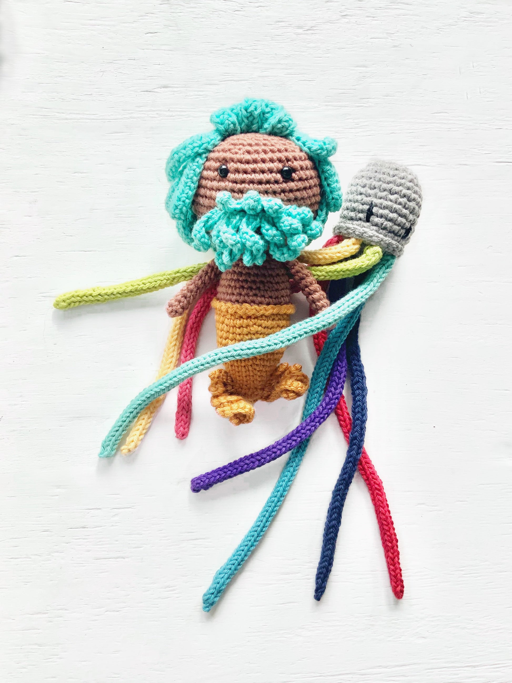 Octopus Rattle Toy 3Stitches