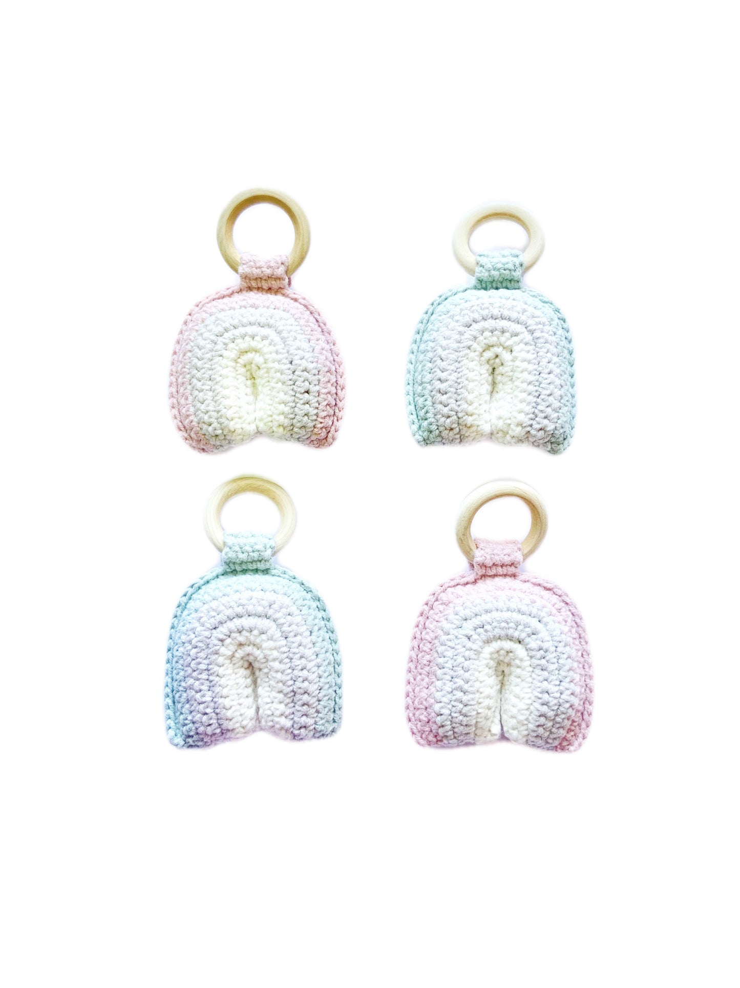 Rainbow Rattle Toy 3Stitches