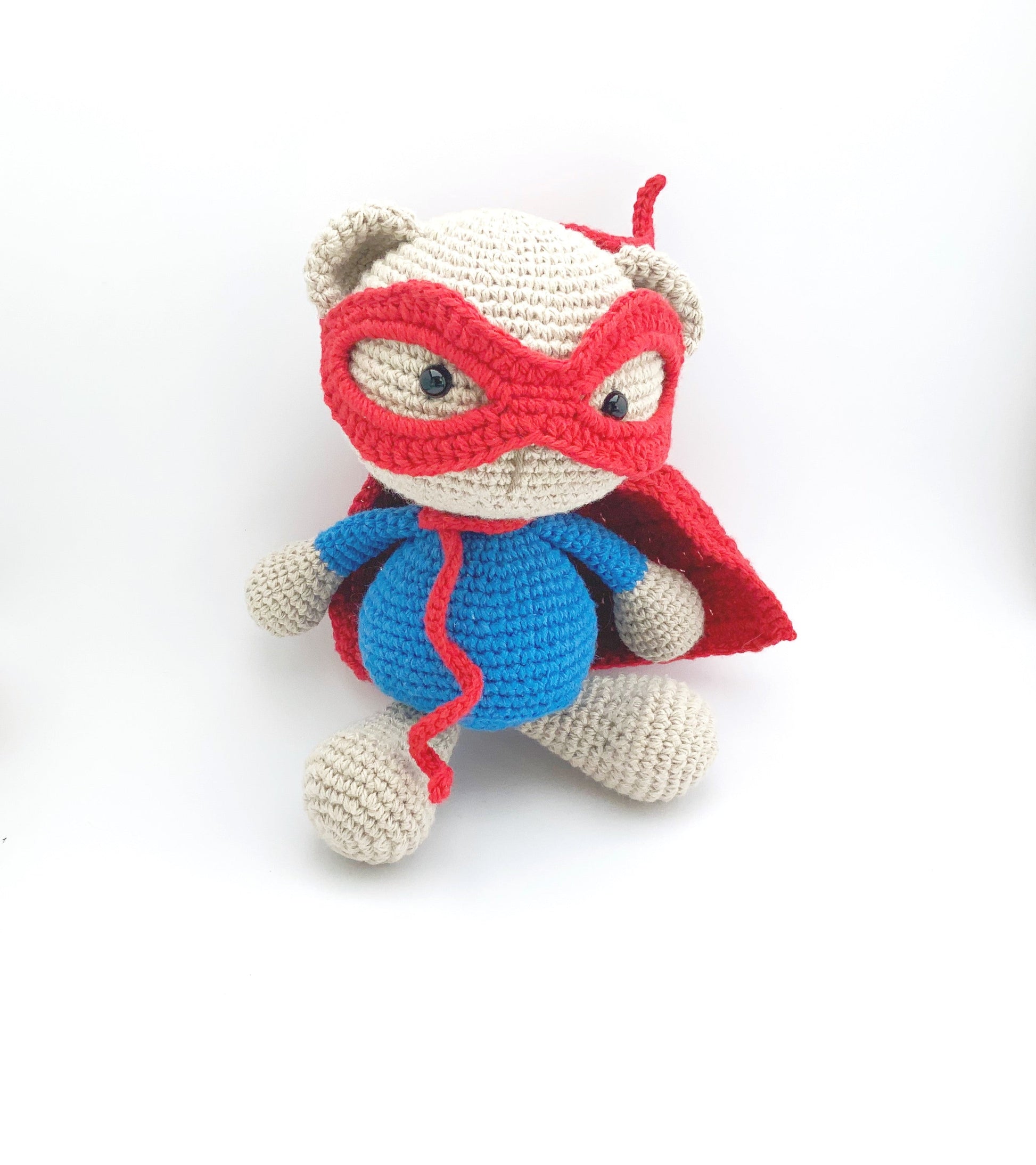 Superhero Bobblehead Bear Toy 3Stitches