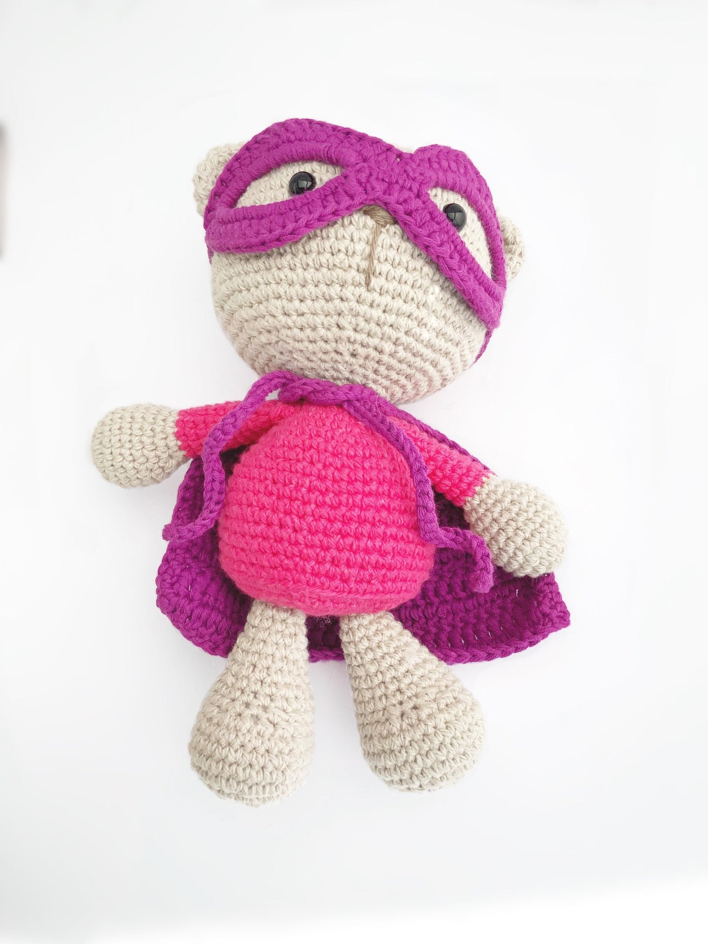 Superhero Bobblehead Bear Toy 3Stitches