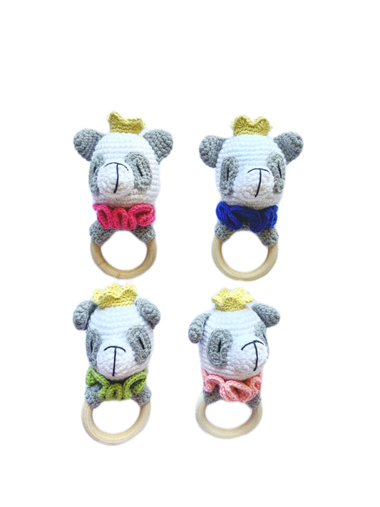 Panda Rattle Toy 3Stitches