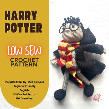 Harry Potter Crochet Pattern Pattern 3Stitches   