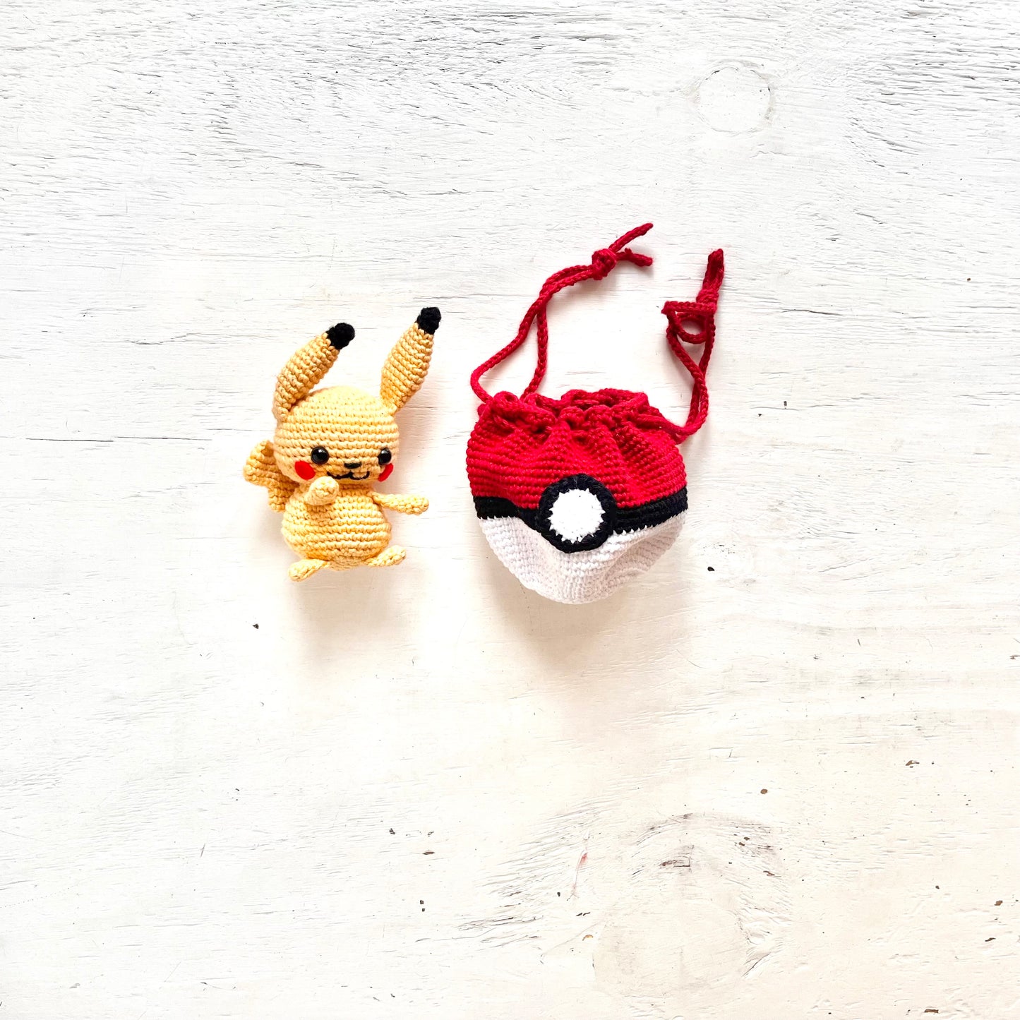 Pikachu and Pokeball Dolls 3Stitches   