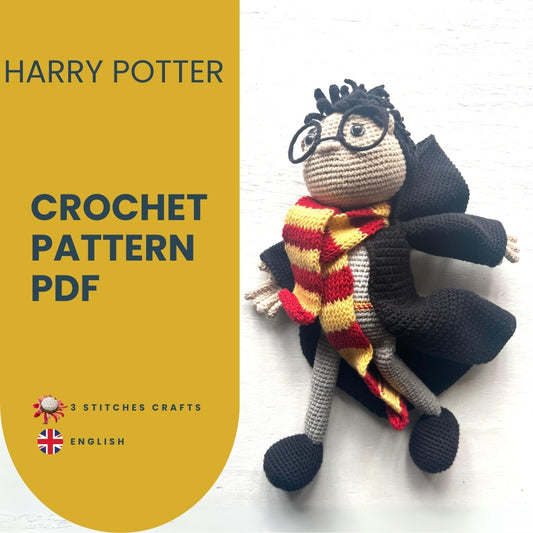 Harry Potter Crochet Pattern Pattern 3Stitches   
