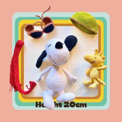 Snoopy and Woodstock Dolls 3Stitches   