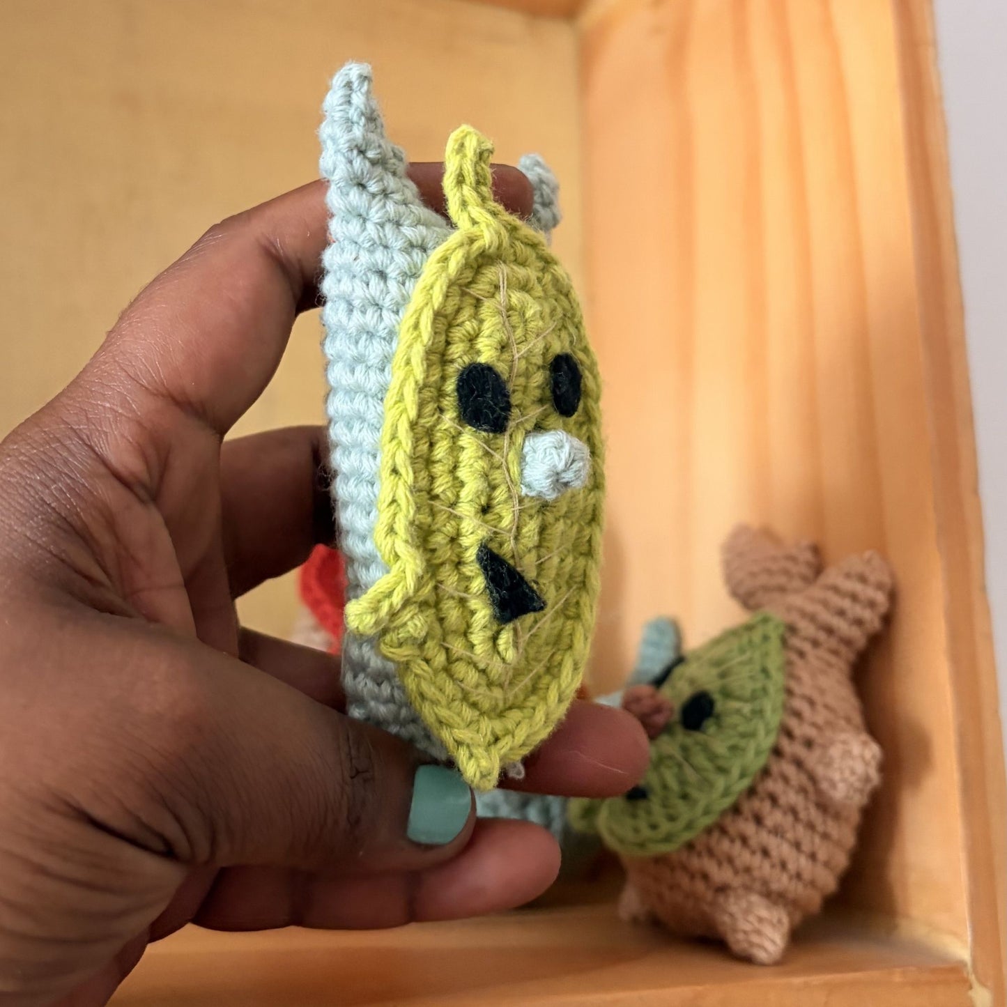 Korok Crochet Pattern. No Sew, one-piece, Legend of Zelda forest spirits