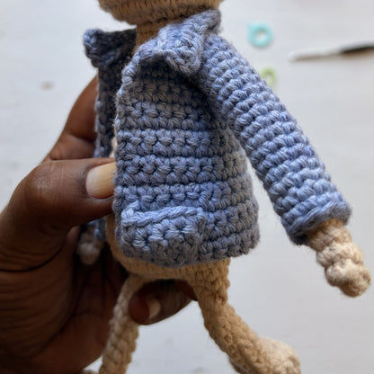 Peter Rabbit Reading Buddy Crochet Pattern