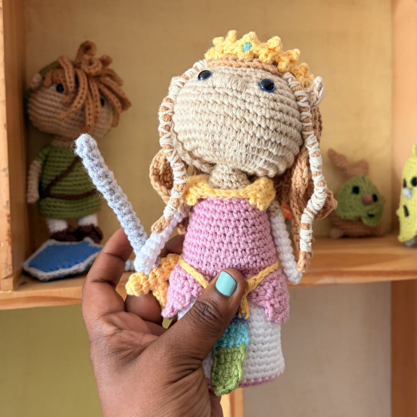 Princess Zelda doll Crochet Pattern. Legends of Zelda. Video Game