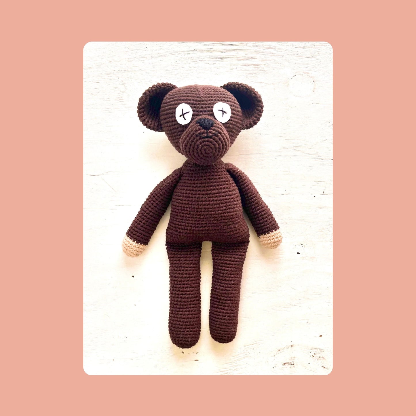 Mr Bean’s Teddy Crochet Pattern Pattern 3Stitches   