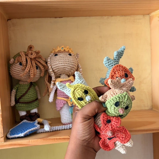 Korok Crochet Pattern. No Sew, one-piece, Legend of Zelda forest spirits