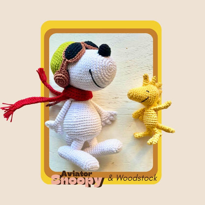 Snoopy and Woodstock Dolls 3Stitches   