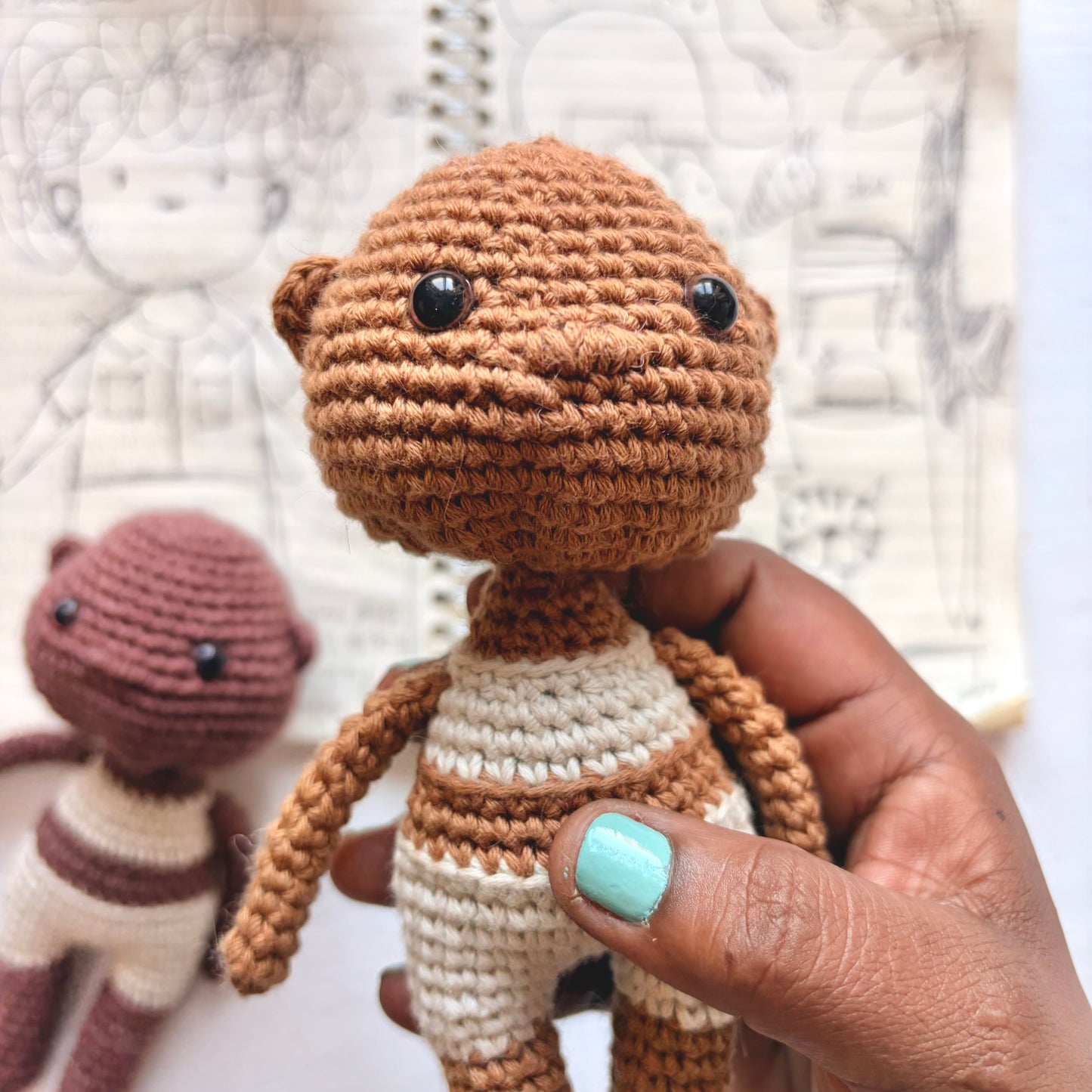 Toymaker Doll – 15cm Crochet Base Pattern (Safari World Series)