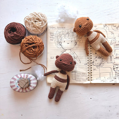 Toymaker Doll – 15cm Crochet Base Pattern (Safari World Series)