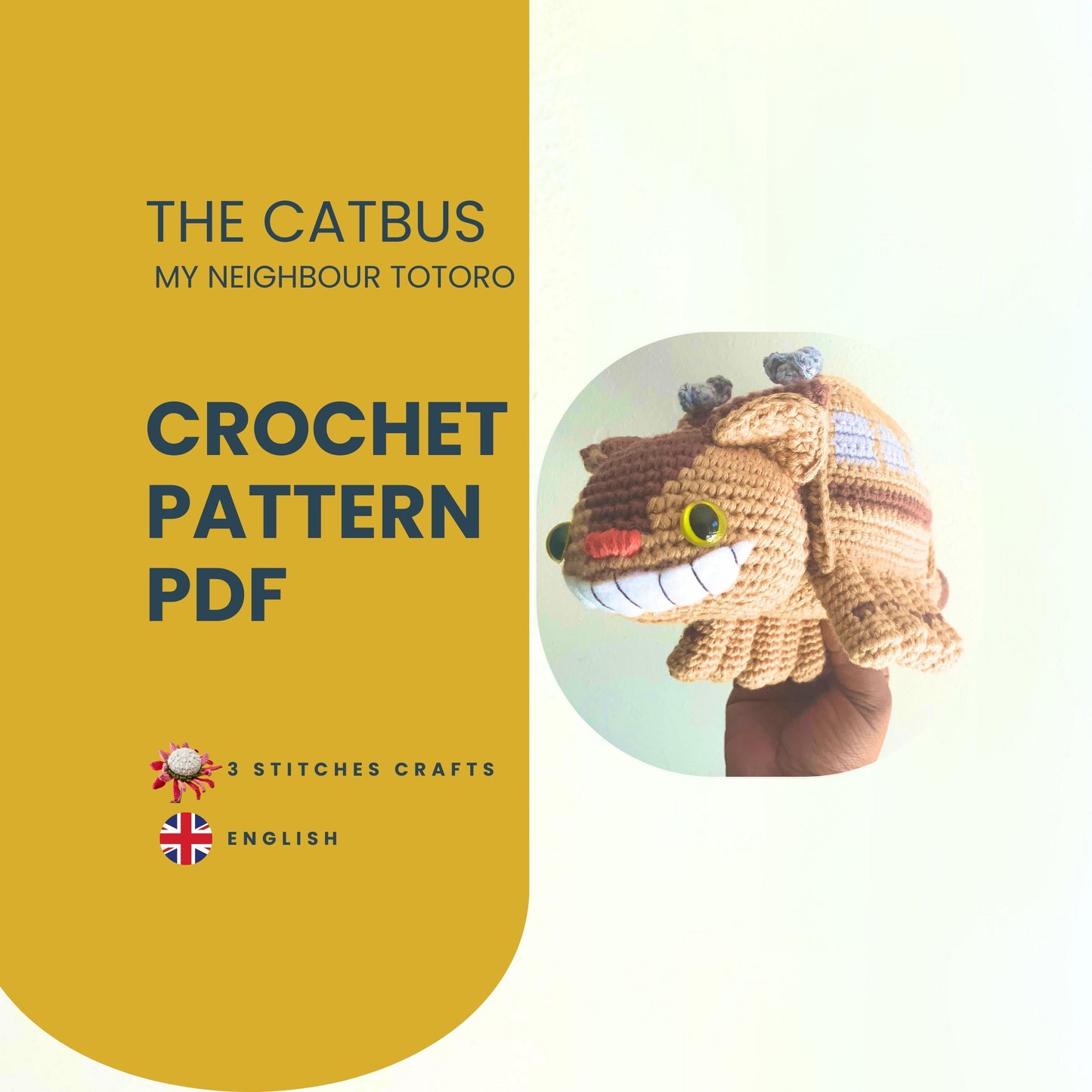 My Neighbor Totoro. 2 Crochet Pattern Bundle Pattern 3Stitches   