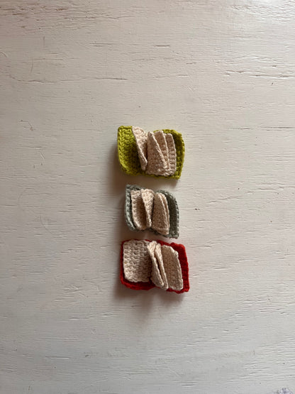 Book with pages Crochet Pattern. Dollhouse size