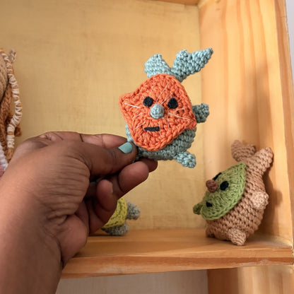 Korok Crochet Pattern. No Sew, one-piece, Legend of Zelda forest spirits