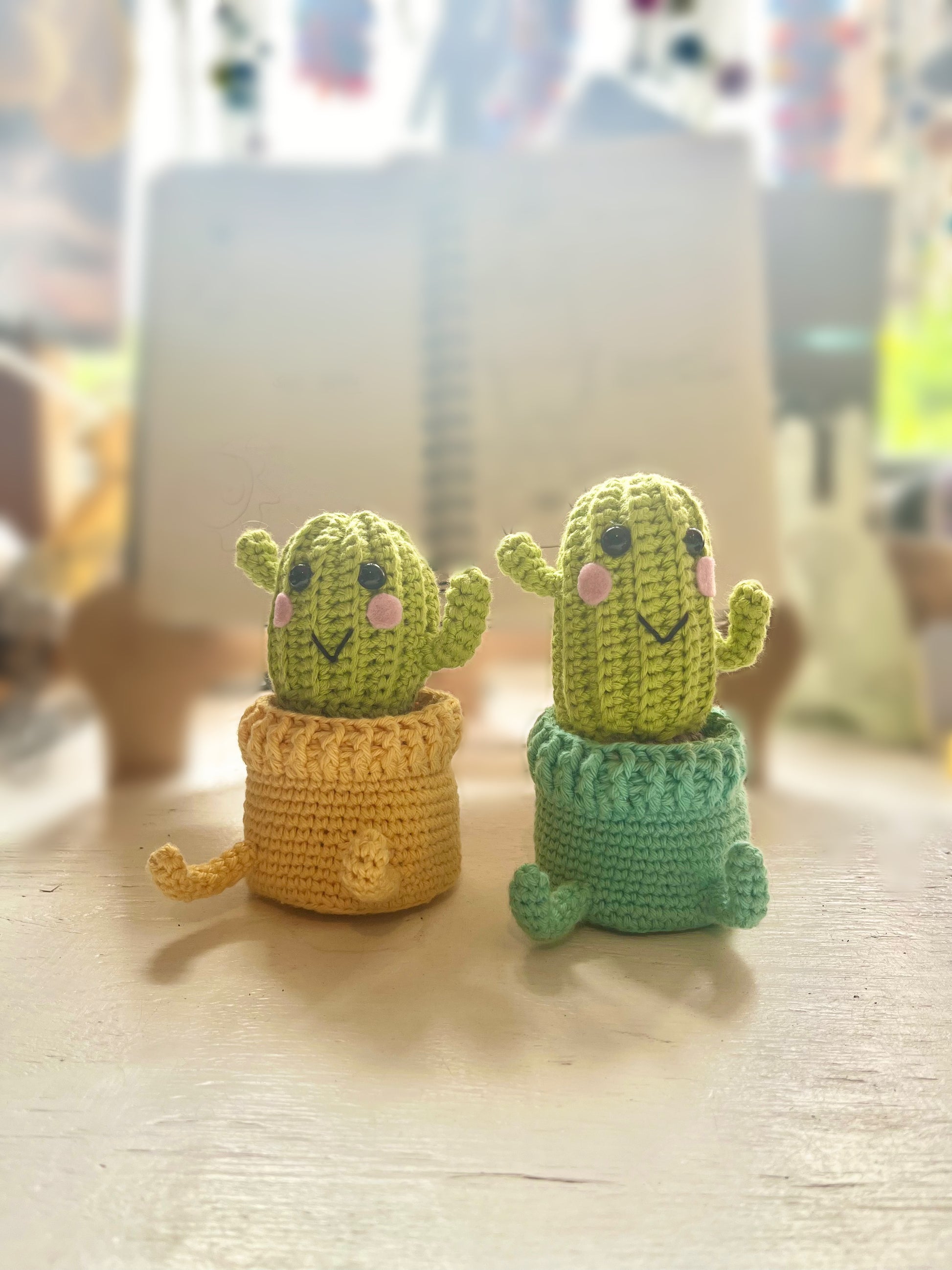 Cactus Note Holder Crochet Pattern – Stitches - Main Image
