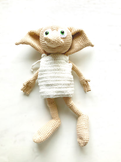 Dobby the House Elf from Harry Potter Crochet Pattern Pattern 3Stitches   
