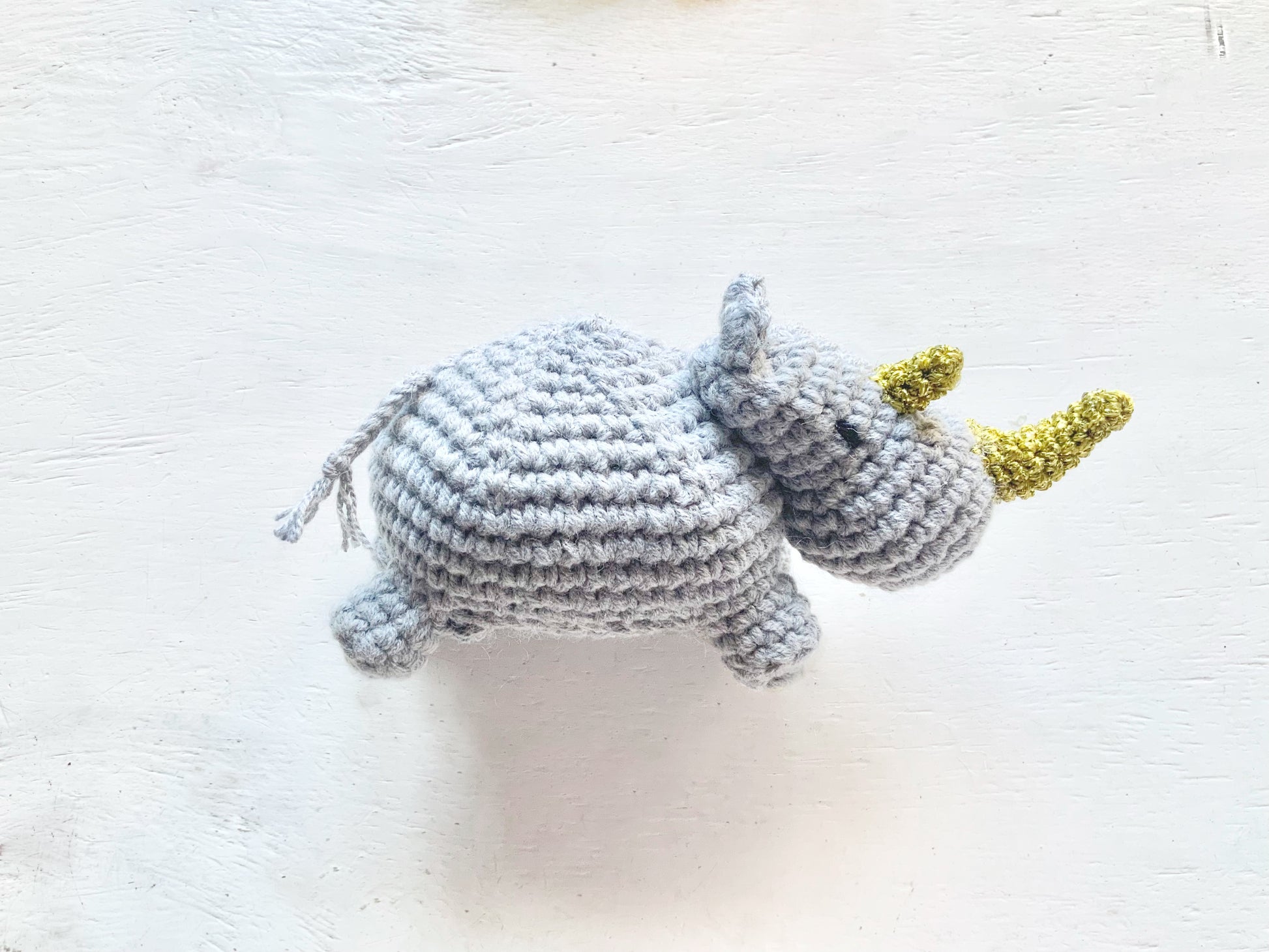 No Sew Hippo & Rhino Crochet Pattern Pattern 3Stitches   