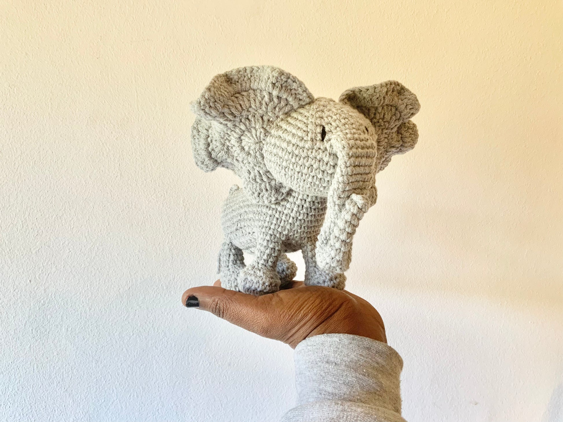 No Sew Elephant Crochet Pattern Pattern 3Stitches   