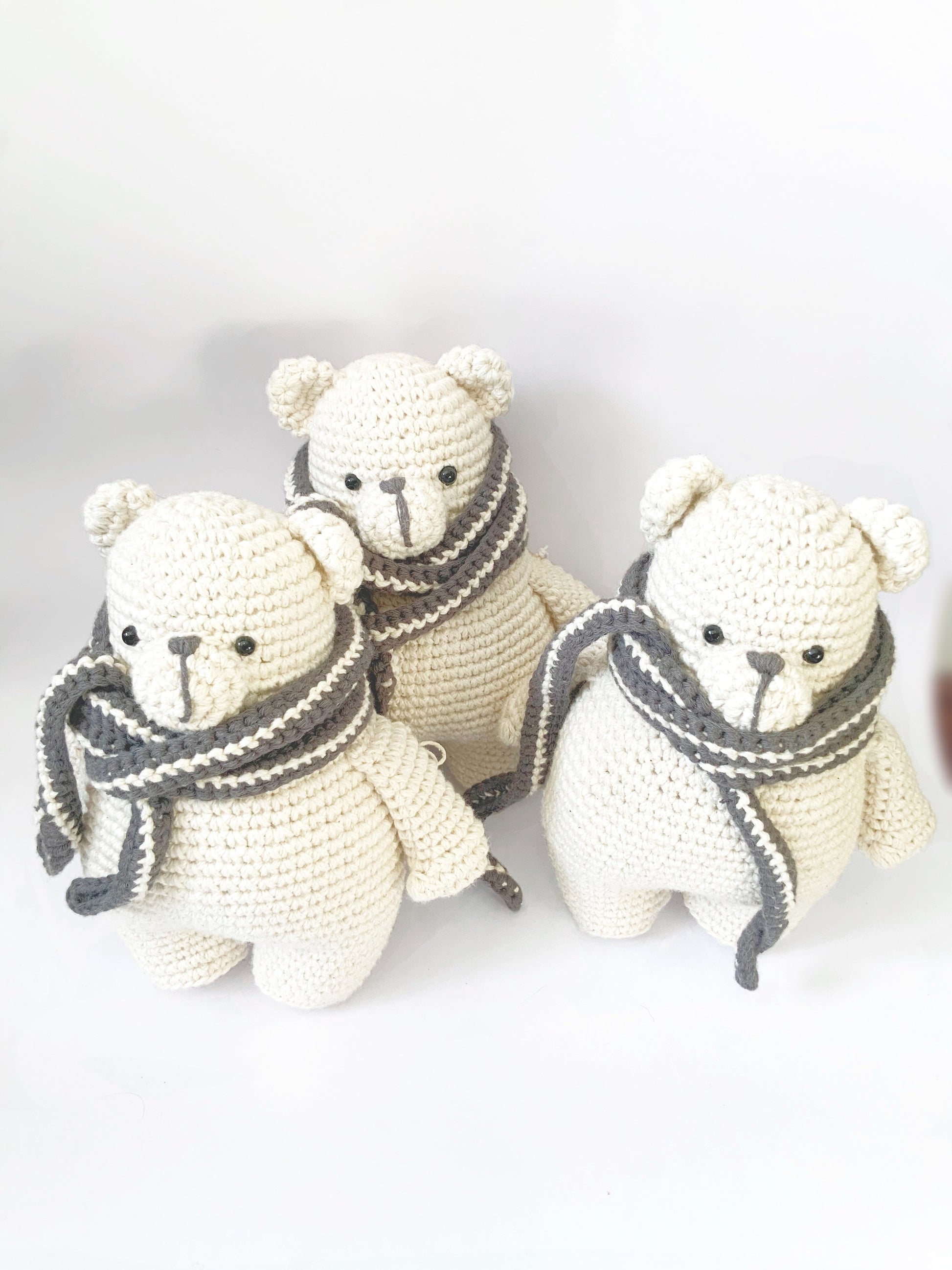Paulo Polar Bear Toy 3Stitches   